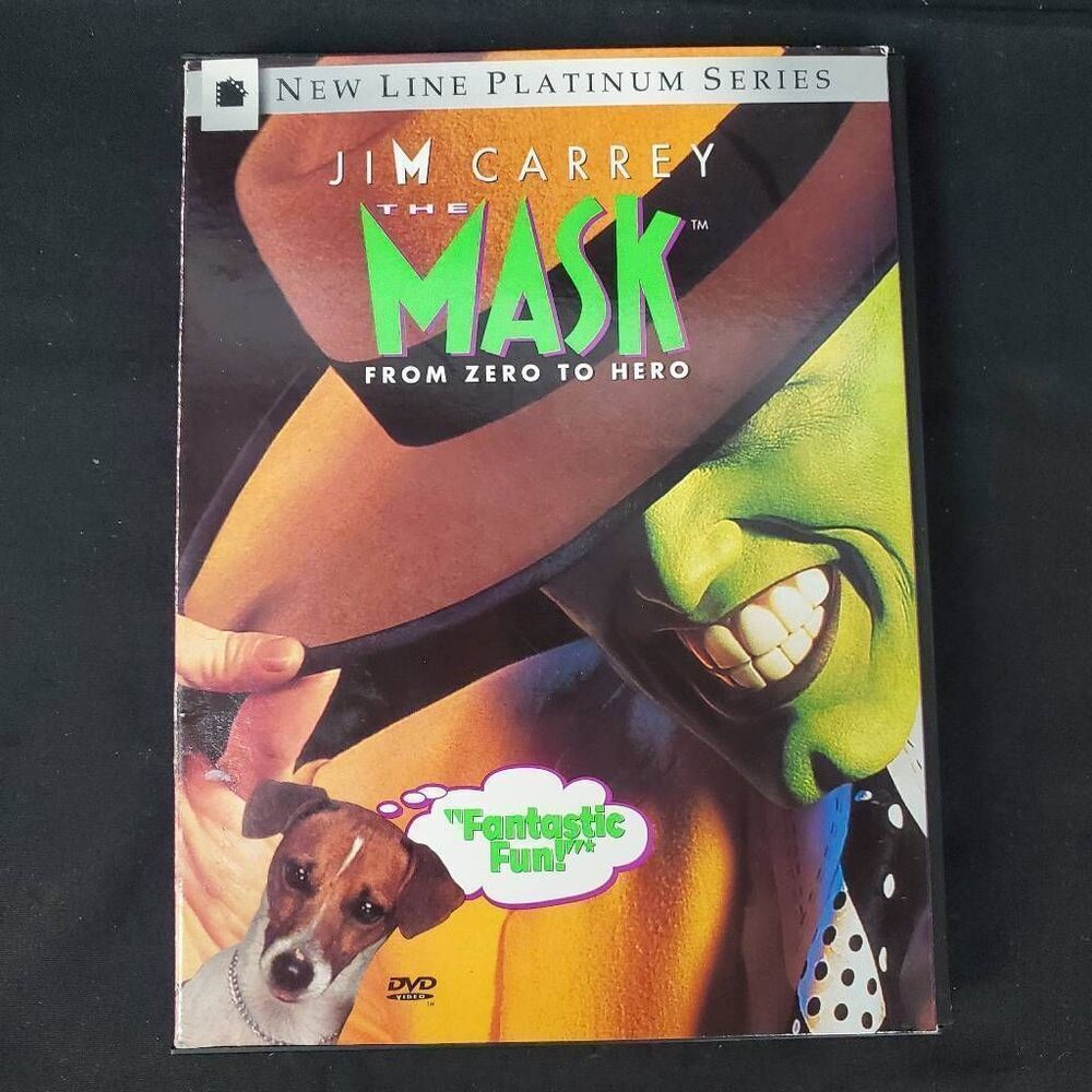 Jim Carrey The Mask DVD New Line Platinum Series From Zero To Hero Comedy Classi